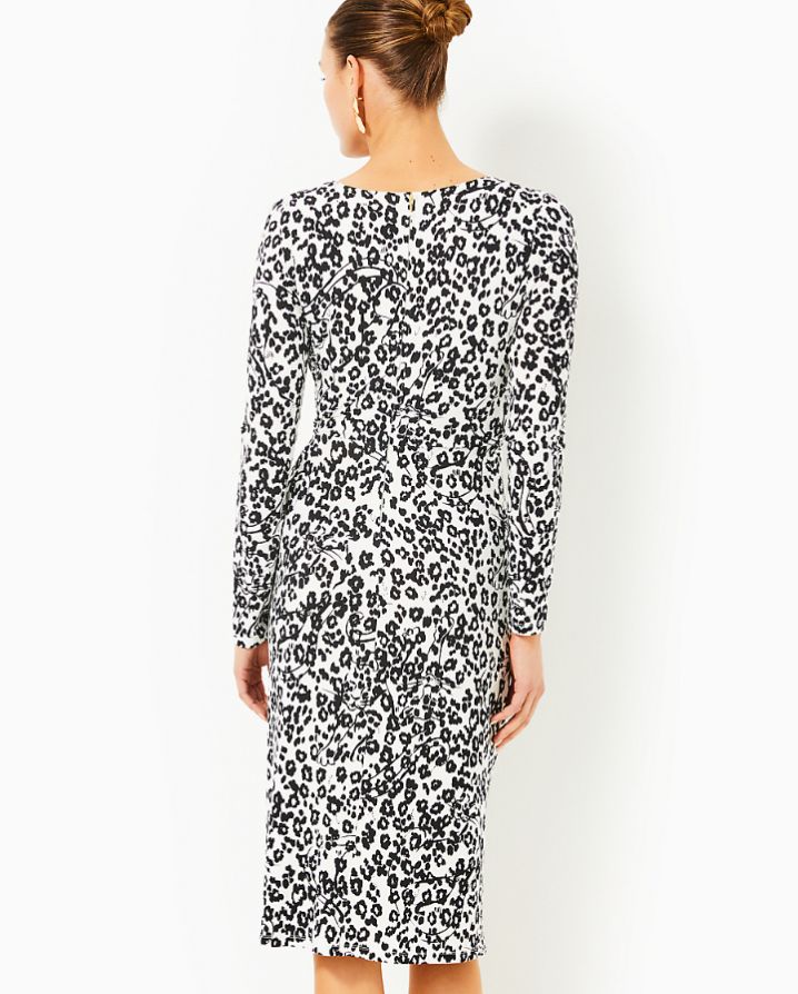 Odealla Printed Midi Dress